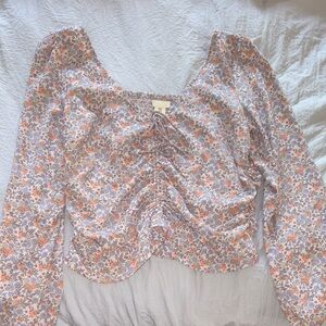 Floral Print Women's Top